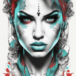 Pop Art Woman - Magenta Collection